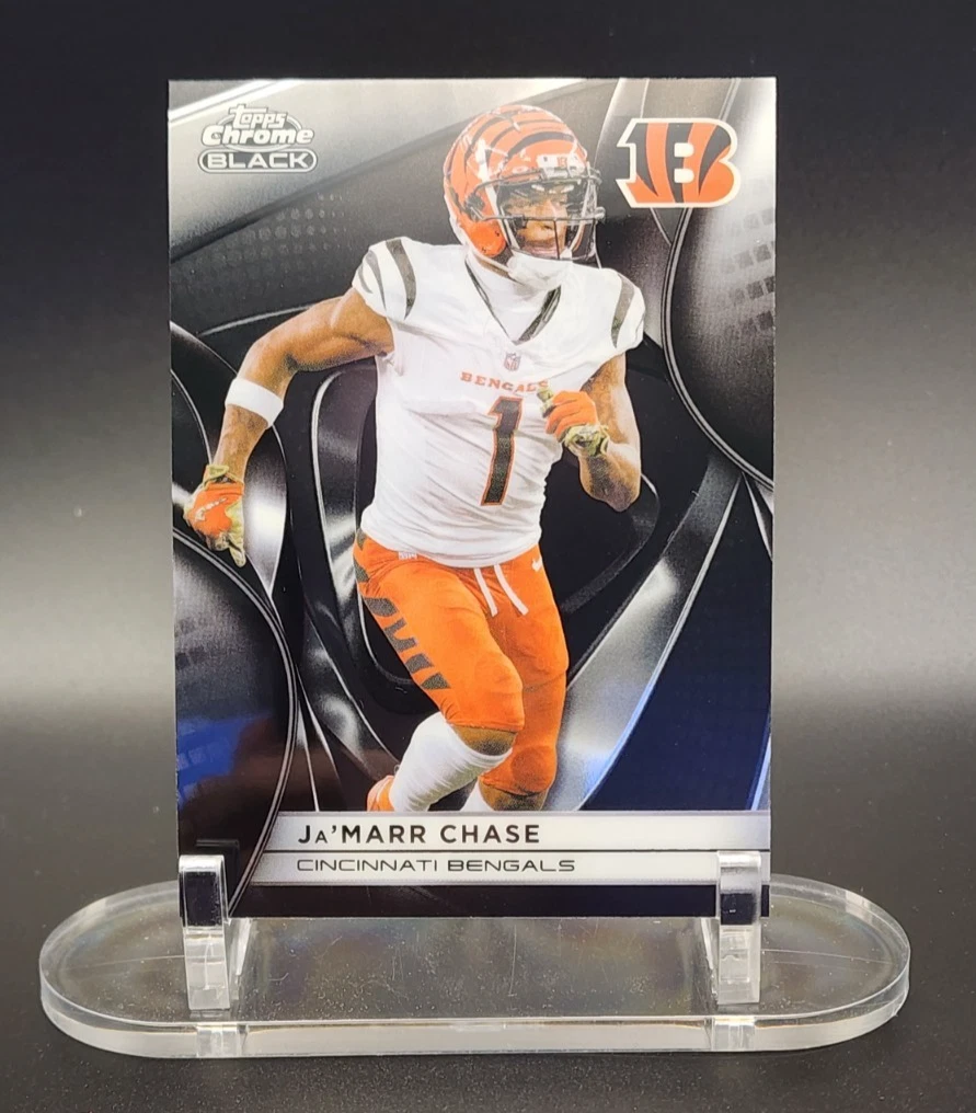 2025 Chrome Black Ja'Marr Chase #24