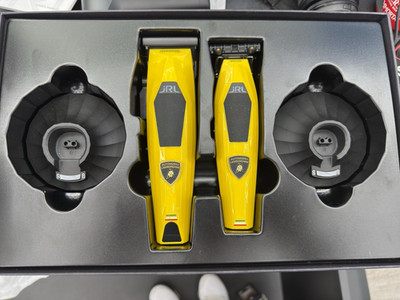 JRL Diamante Cordless Hair Clipper & Trimmer Kit Yellow/Black FF2020C/T
