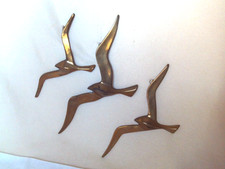 Messing Schwalbe 3. Vintage Vögel Möwe Retro Tier Figur Vogel Wanddekoration