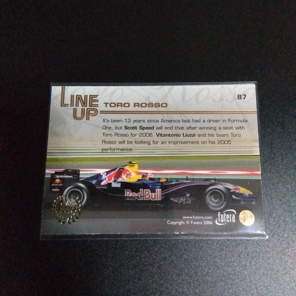 2006 Futera Grand Prix Toro Rosso F1 Trading Card #87 Formula 1 Motorsport - Image 2 of 2
