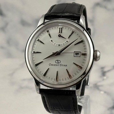 Orient Star Power Reserve EL05-D0-B Automatik Armbanduhr 38mm Handgelenk 17cm