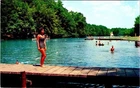 SC, Greenville SWIMMING POOL~SWIM AREA~KIDS  Paris Mountain State Park Postcard