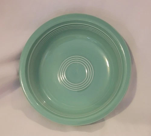 HLC Fiestaware Homer Laughlin Sea Mist Green 7" Cereal Soup Bowl w Rim