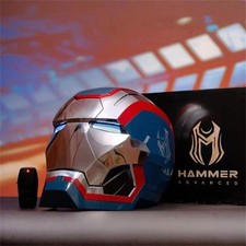 Iron Man Iron Patriot Helmet Electric Voice-control Mask Wearable Cosplay Props