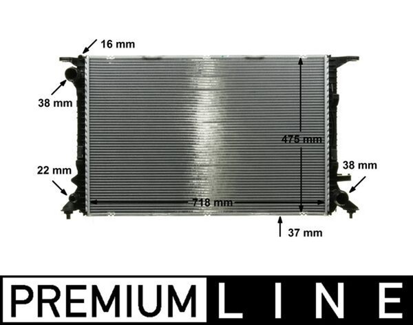 MotorküHler WasserküHler Premium Line Mahle CR 911 000P FüR Audi A7 Sportback A6-image
