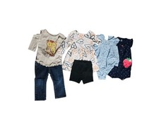 Mix And Match 4 18-24m Girl Sets - Beige, Black, Blue