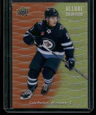 2023-24 Upper Deck Allure #CF-13 Cole Perfetti Color Flow Orange-Yellow