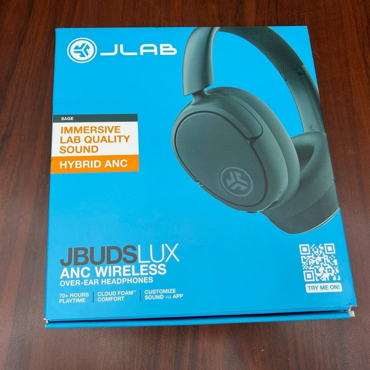 JLab JBuds Lux ANC Wireless Over-Ear Headphones Noise Cancelling - Sage