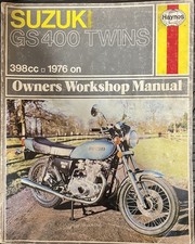 Suzuki GS400 Twins, 1976 Onwards, Original Haynes Workshop Manual No. 415