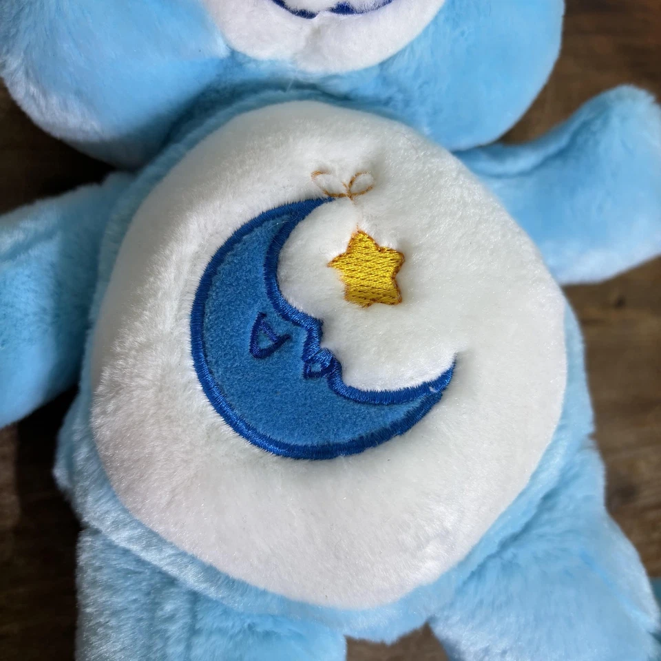 Плюшевая игрушка-животное Vintage Care Bears медведь на ночь 2002 Play Along 12 дюймов - Изображение 3 из 4