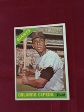 1966 Topps  Orlando Cepeda #132 VG FREE SHIPPING