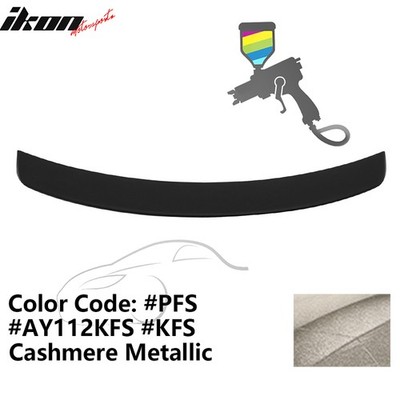 Fits 11-23 Chrysler 300 300C 300S ABS #PFS Cashmere Metallic Rear Trunk Spoiler