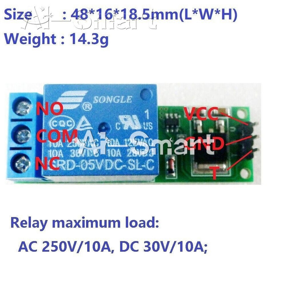 Latch Relay: Mini 6-24V Flip Flop Latch Relay Module Bistable Self-Locking Switch Low Pulse Trigger Board for Industrial Systems, Motors, LED