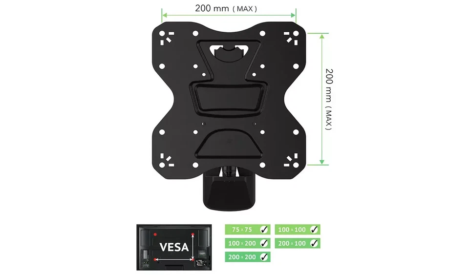 AVF Superior Multi-Position Up To 43 Inch TV Wall Bracket AHL224 - Image 4 of 4