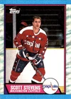 1989 Topps Hockey Scott Stevens #93 PSA 9