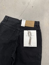 vintage 100 Cotton calvin klein jeans Ck Black Denim Women  s 28 NWT