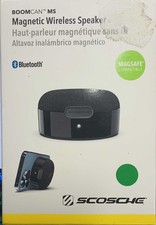 Scosche BTMSS-SP BoomCan MS Portable Magnetic True Wireless BT Speaker - Black