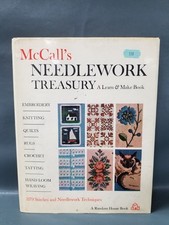 VTG McCalls Needlepoint Treasury HC Learn  Make Book 1964 Random House