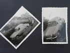 2x car accident with a Renault "Dauphine" near Saint-Aygulf France 1959