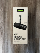 Shure MV7 USB Microphone Built-in Headphone Output, All Metal USB/XLR Dynamic Mi