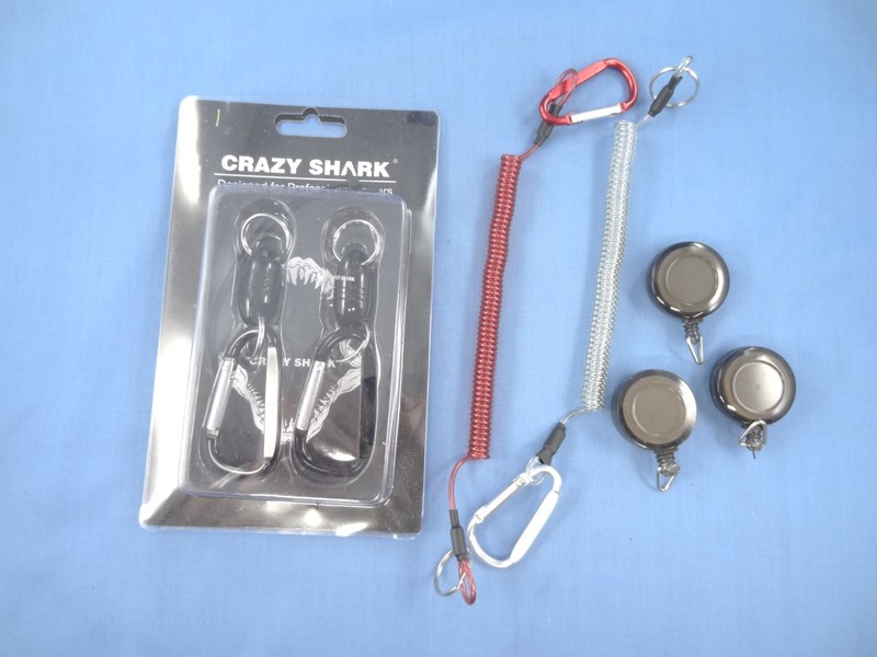 NEW Fly Fishing Magnetic Net Releases W/ Coiled Lanyards W/Carabiners & Lanyards