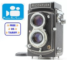       N MINT   Ricoh Ricohflex New Dia 6x6 TLR Camera 8cm 80mm f3.5 From JAPAN