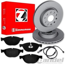 Zimmermann BREMSSCHEIBEN + BEL�GE VORNE passend f�r BMW 5er F10 F11 F07 6er F13