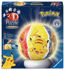 Ravensburger Puzzle 72 Teile Puzzle-Ball Nachtlicht Pokémon 12008053