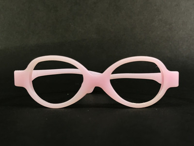 Miraflex Kids Eyeglasses Frames BABY ZERO Pink Round Rubberized 31-15-96