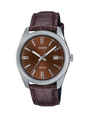 54mm Men\'s Quartz Analog Watch Brown face Dial w/Brown Silicone bullet Band Amazon.com: Infantry MDC Mens Minimalist Watch,Ultra Thin  main image 3