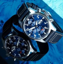 IWC Pilot Chronograph Watch Blue Dial 41mm IW388101 2025 Warranty to 2033 18