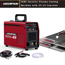 2026 ARCCAPTAIN Plasma Cutter 45Amp Cutter Machine 110V/220V Dual Voltage