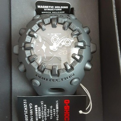 Casio G Shock GA V01 1AJF Black Analog Digital Watch 10 Year