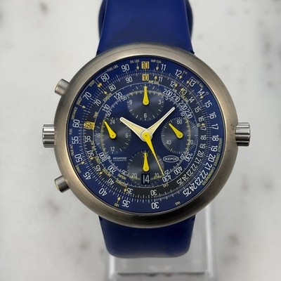Titanium Ikepod Megapode MG02 Chronograph Men's 46mm Dive Watch