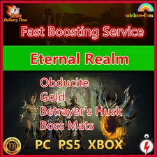 Diablo 4 Eternal Realm🔥GOLD Belial Mats Pit Run Glyph💥Obducite✨Virtual Item