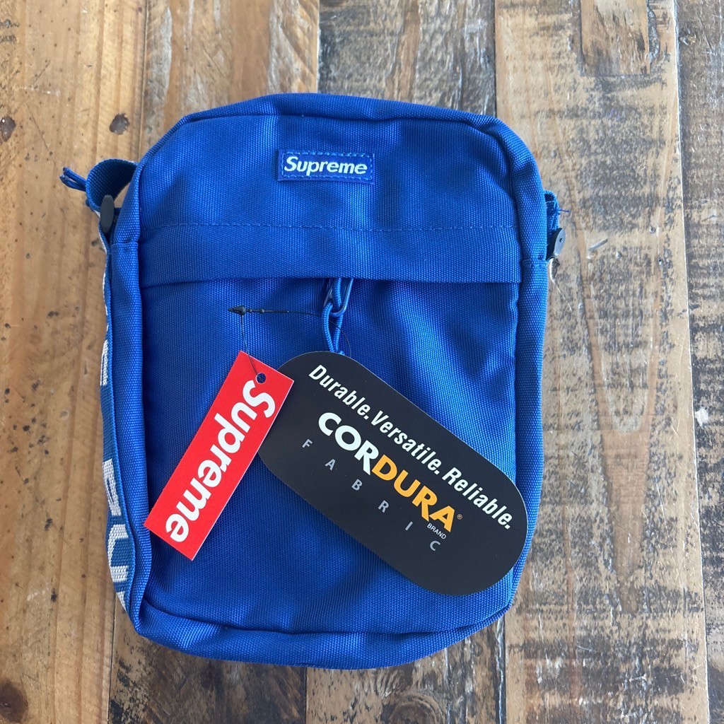 Supreme Shoulder Bag Blue Streetwear