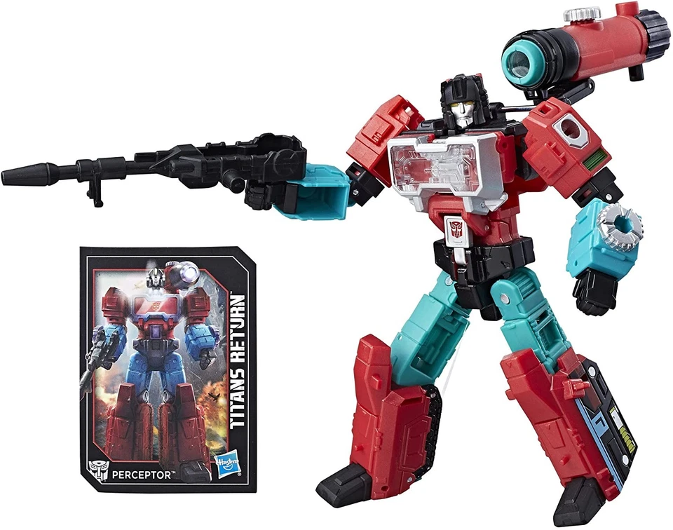 Perceptor with Convex Deluxe Class  | Transformers Generations Titans Return - Image 4 of 4