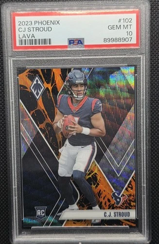 Panini 2023 Phoenix Rookie C.J. Stroud #102 Lava PSA 10 Serial /175 Texans