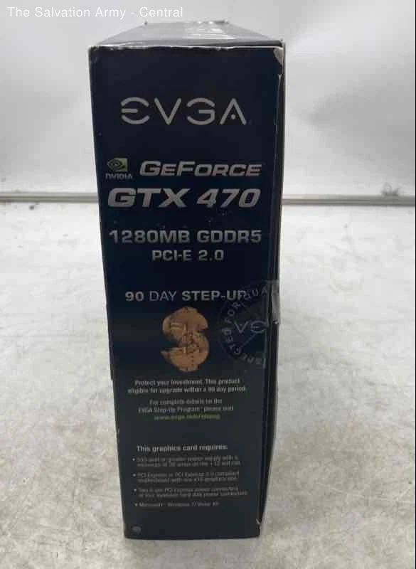Evga GeForce GTX 470 Black 1280MB GDDR5 PCI Express 2.0 Graphics Video Card - Image 3 of 4
