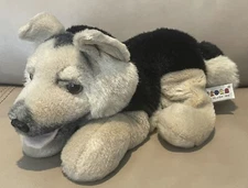 Aurora A&A 14” Plush German Shepherd Realistic Stuffed Animal Vintage Rainbow