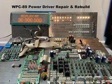 Williams Pinball WPC Power Driver Board Rebuild & Repair