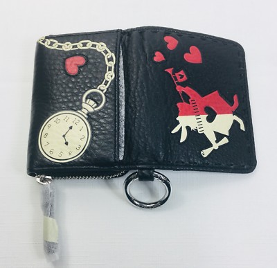 Vera Bradley Mallory RFID Card Case Wonderland Genuine