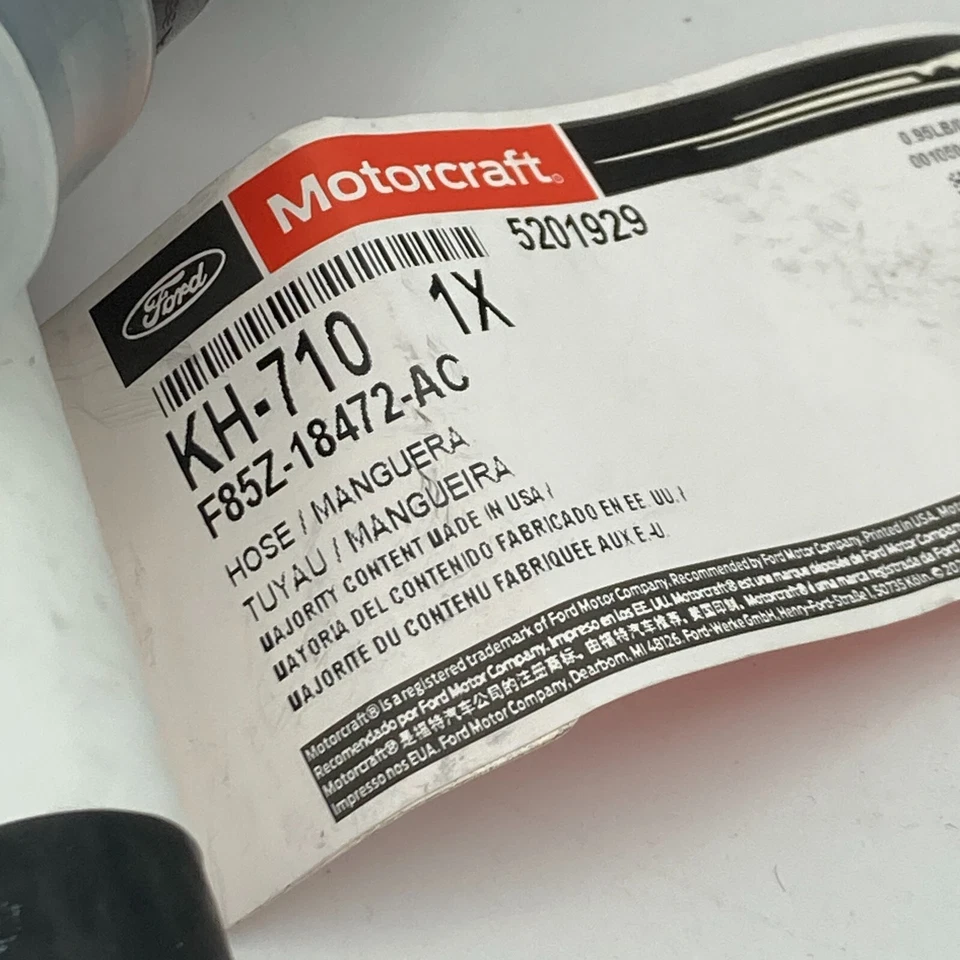 Manguera de calefacción KH-710 Motorcraft nueva para Ford Expedition Lincoln Navigator 98-2002 Foto 3 de 4