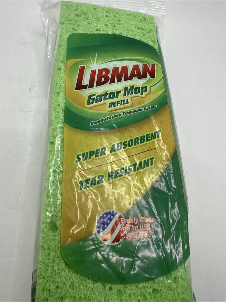 Libman Gator Mop Refill Sponge #03021 Easy Change Refill NEW OLD STOCK NOS - Image 2 of 4