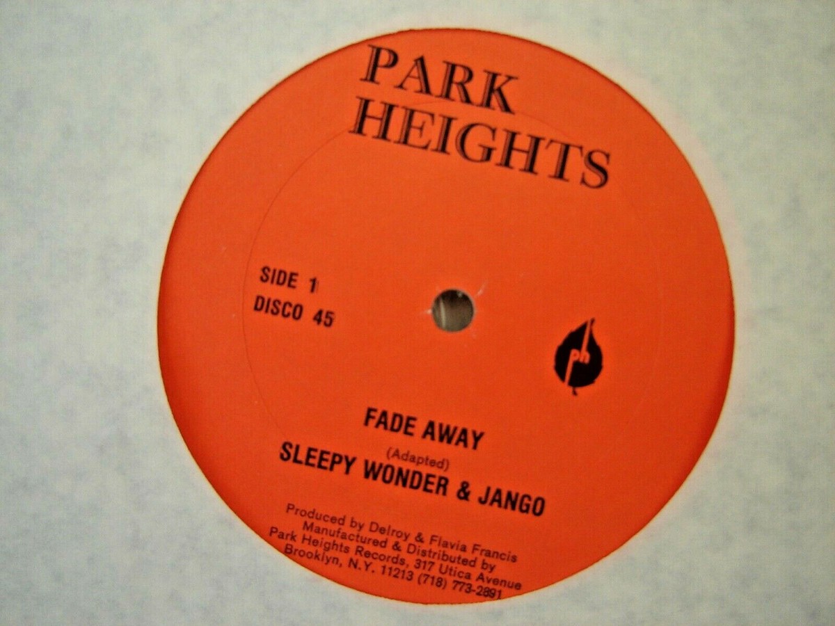 レゲエ レア FADE AWAY / SLEEPY WONDER & JANGO レゲエ レア FADE AWAY / SLEEPY WONDER & JANGO レゲエ レア