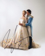 LILY JAMES signed autograph 20x25cm CINDERELLA in person autograph COA