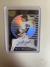 Nick Neidert 2021 Panini Zenith RC Auto Miami Marlins No. 3