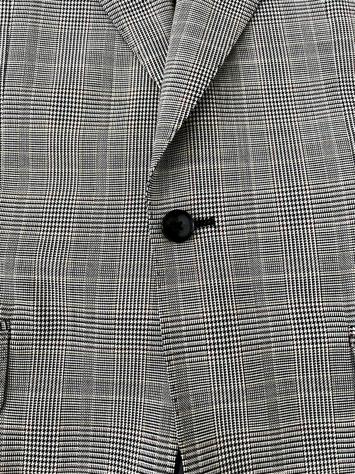 Reiss Men Checked Pattern One Button Blazer- Brow… - image 5