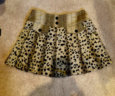 NEW Girls Leopard Print Skirt English Roses By MADONNA Age