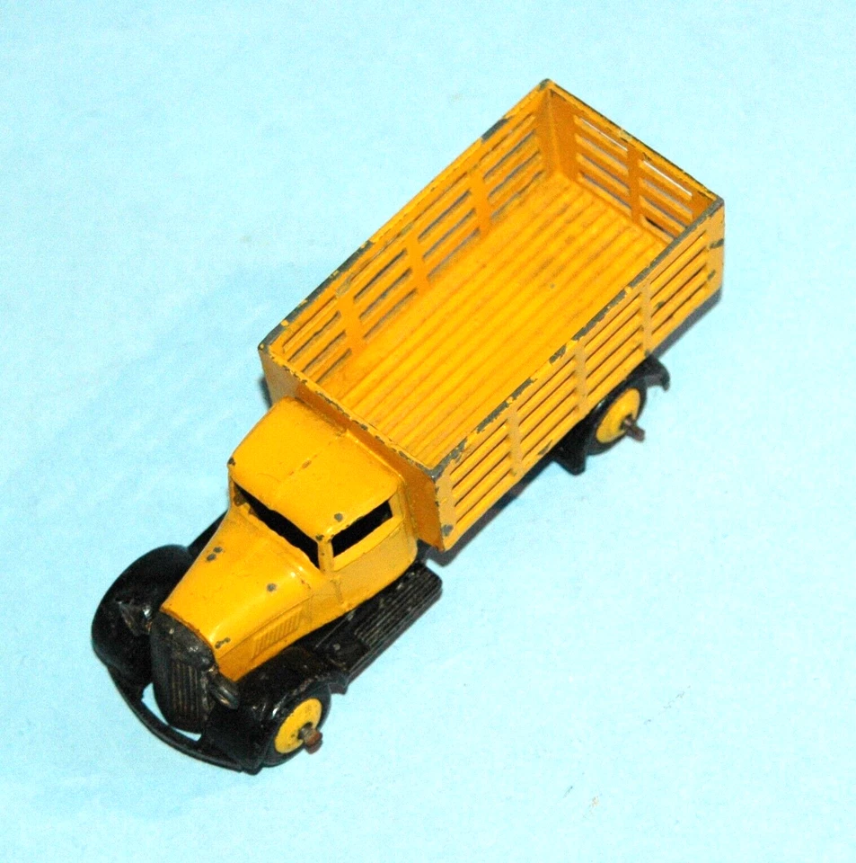Dinky Meccano Англия оригинал 1950 25f Market Gardeners Lorry серия 4 желтый - Изображение 3 из 4